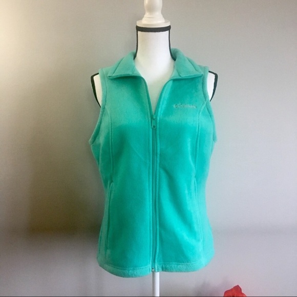 Columbia mint sawyer rapids 2.0 fleece zip up vest - Picture 6 of 9